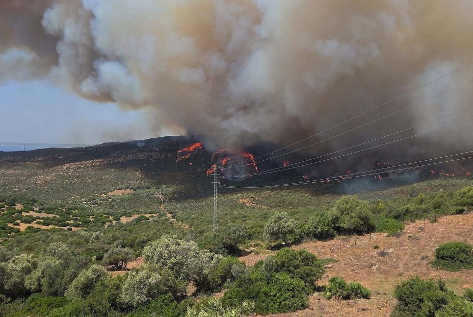 EuropaPress 6898788 medios terrestres aereos operan incendio declarado paraje sierra plata EuropaPress 6898788 medios terrestres aereos operan incendio declarado paraje sierra plata