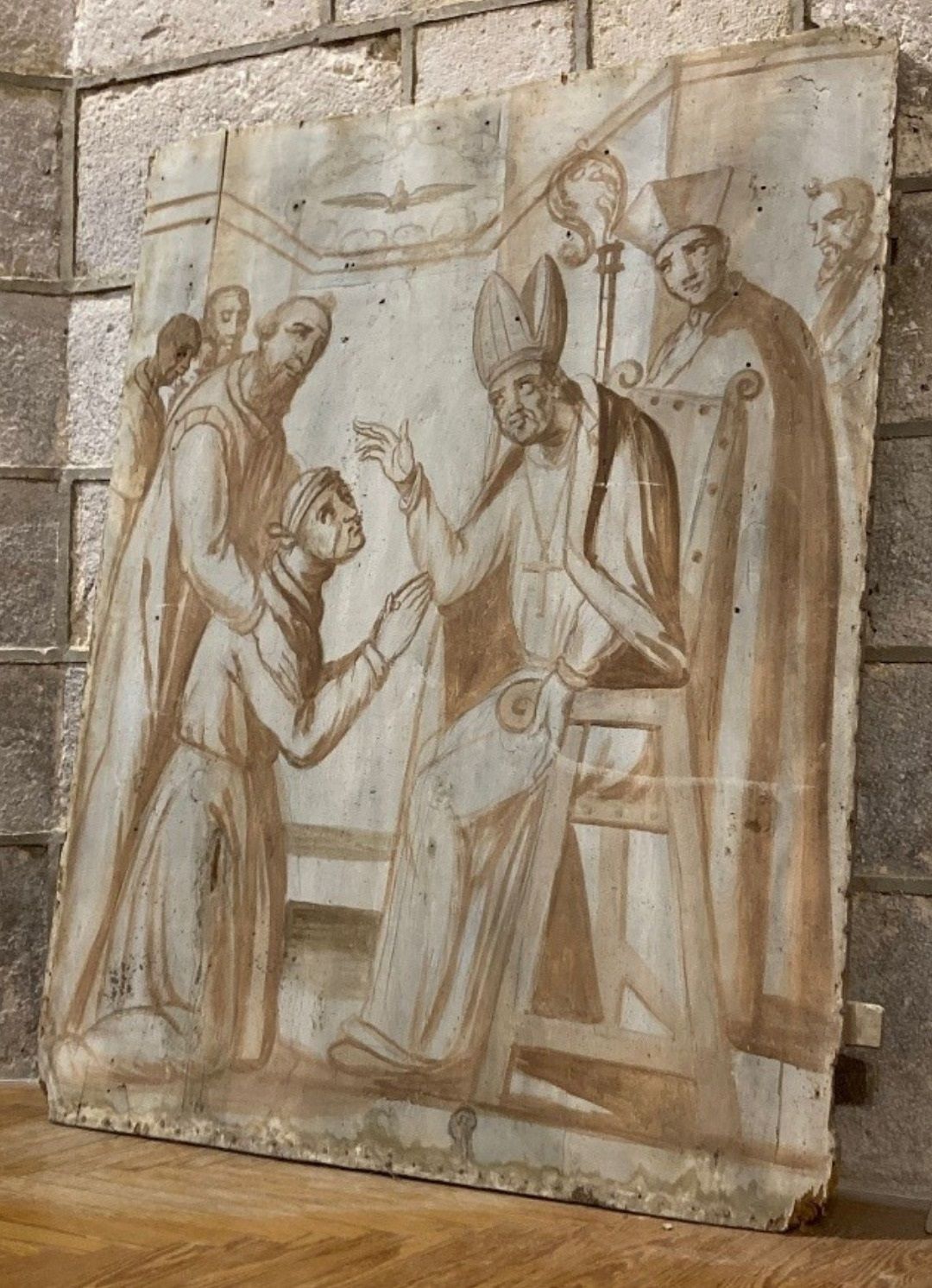 Descubren en Pedraza de Campos (Palencia) un retablo del siglo XVI