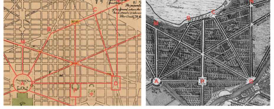 Aranjuez pudo inspirar el diseño de las calles de Washington D.C., según un estudio Aranjuez pudo inspirar el diseño de las calles de Washington D.C., según un estudio