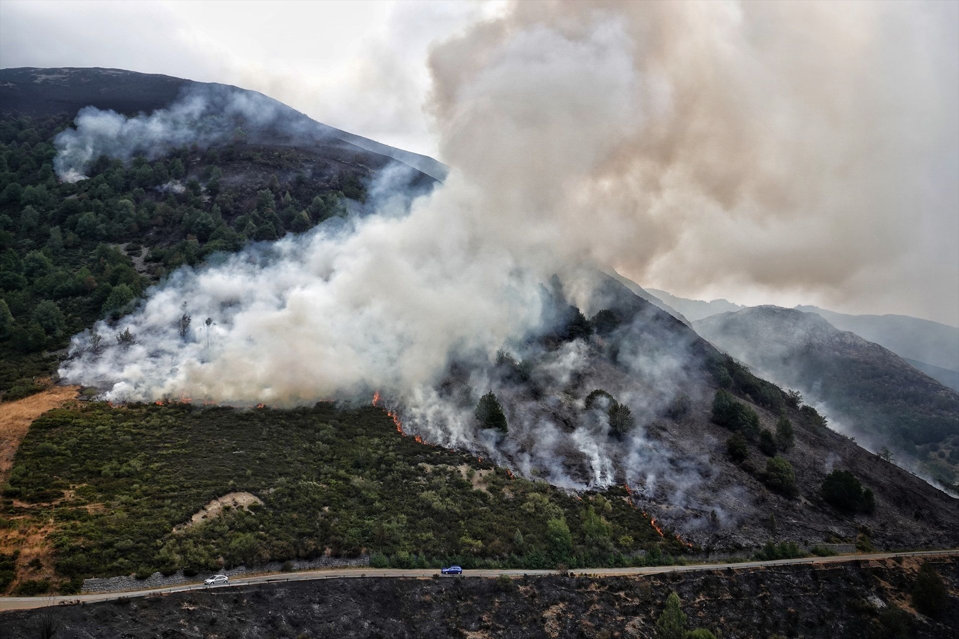 Los incendios empeoran "gravemente" la calidad del aire, lo que supone un riesgo para la salud