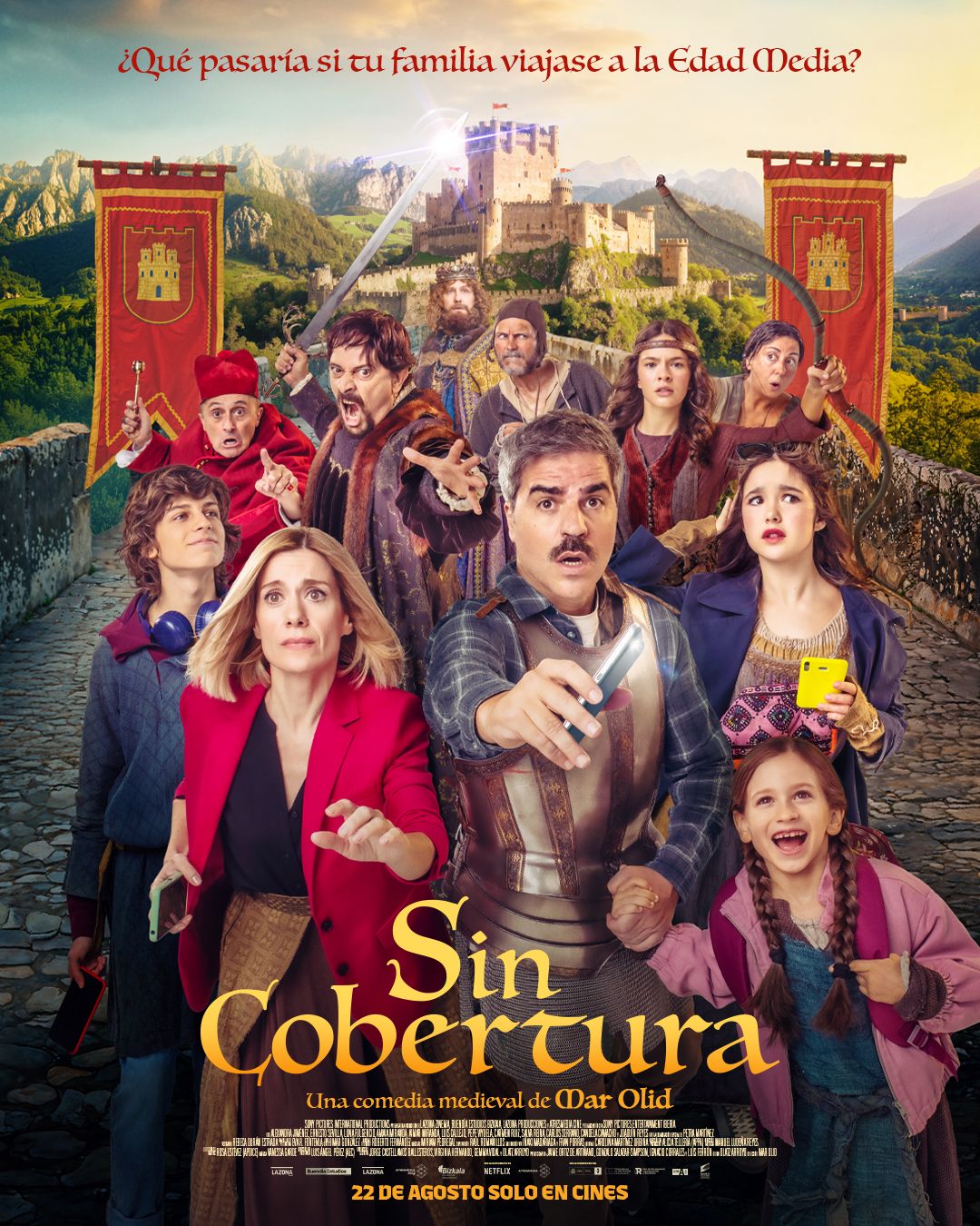 'Sin Cobertura': la película sobre una familia que viaja en el tiempo a la Edad Media