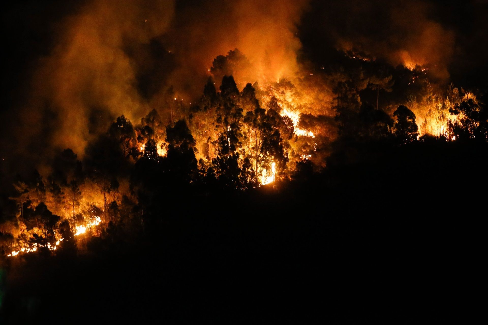 Aún hay activos más de una veintena de incendios graves, pese al fin de la ola de calor