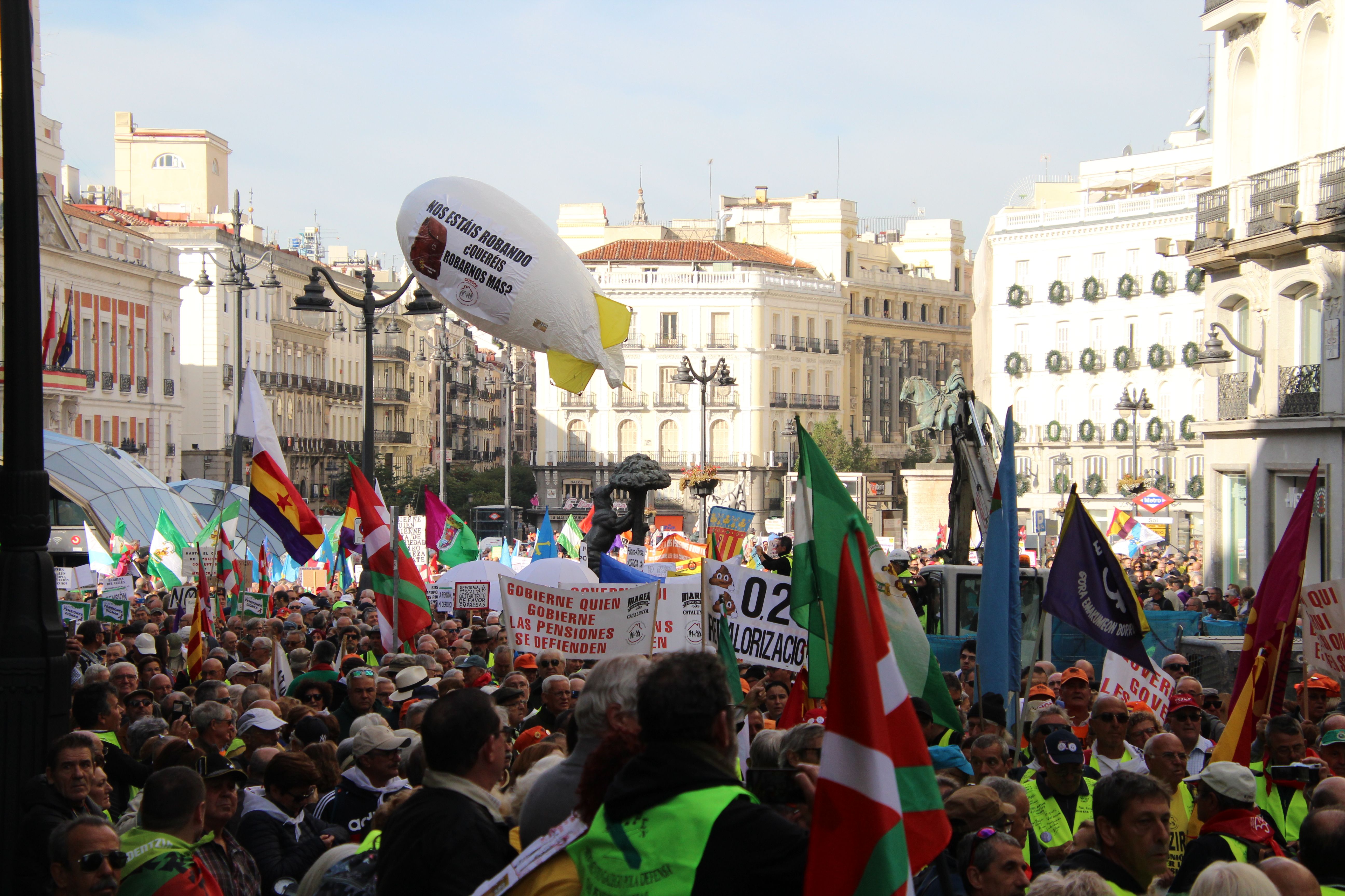 Los pensionistas, para 2020