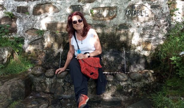 Lucinda Cañal, afectada por los incendios: "La visión era de horror" (Cedida por la entrevistada)