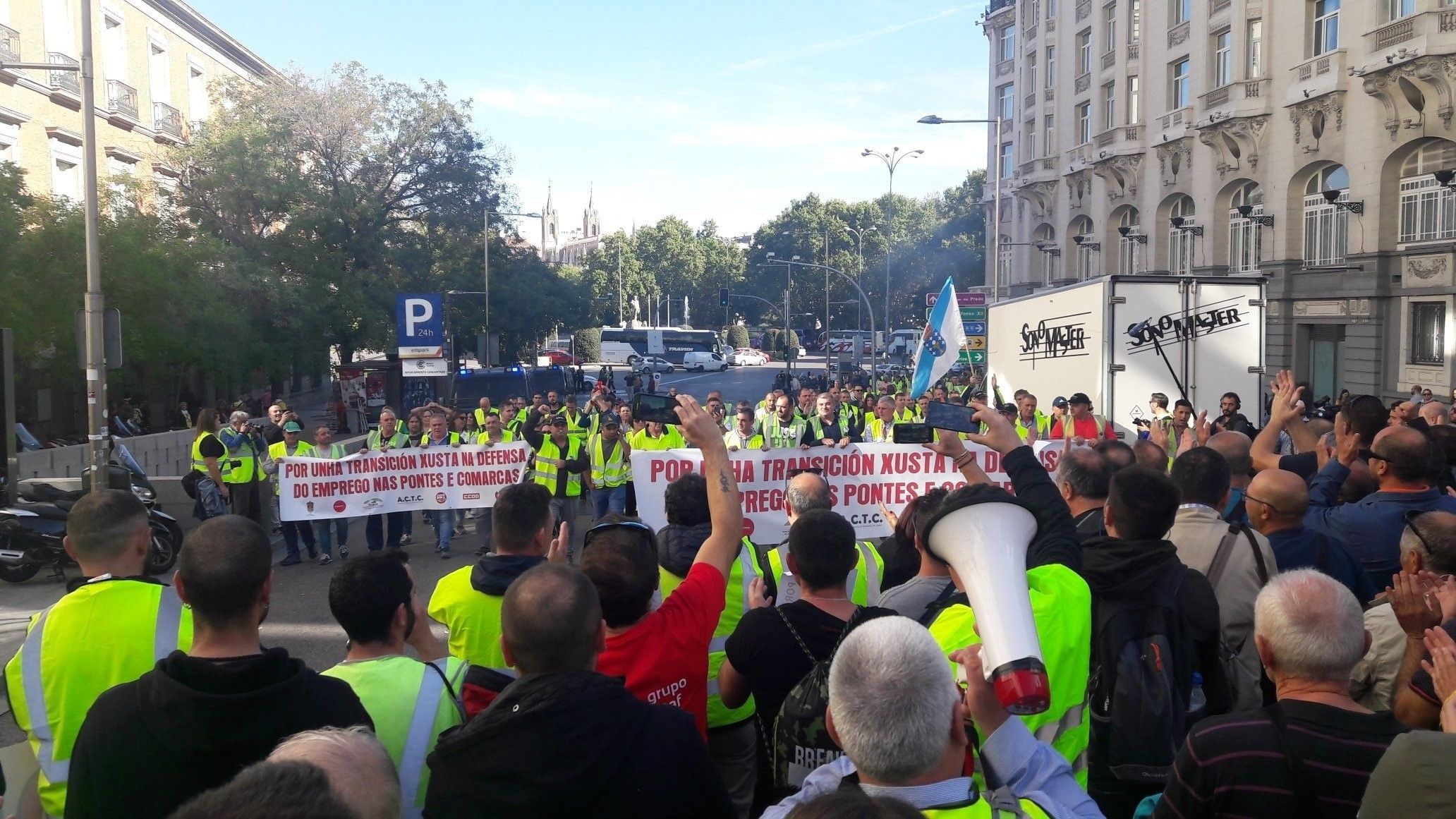 Trabajadores de Endesa en As Pontes reclaman soluciones ante la amenaza de cierre