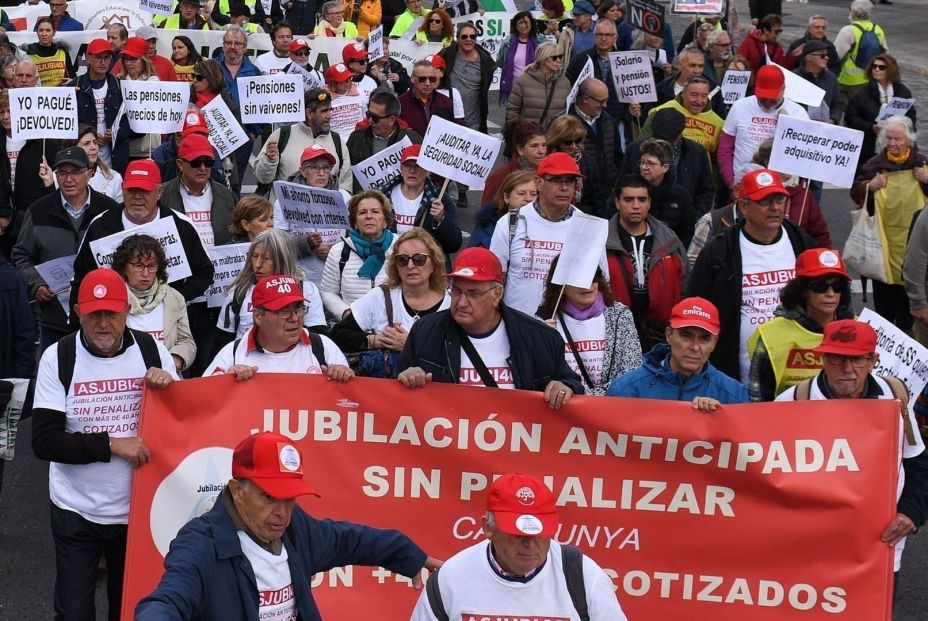 Asjubi40 se manifestará el 25 de octubre "contra los recortes y la cadena perpetua en pensiones"