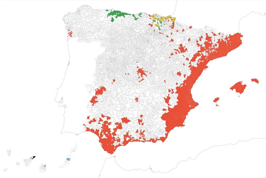 EuropaPress 6932212 mapa presencia mosquito invasor espana EuropaPress 6932212 mapa presencia mosquito invasor espana