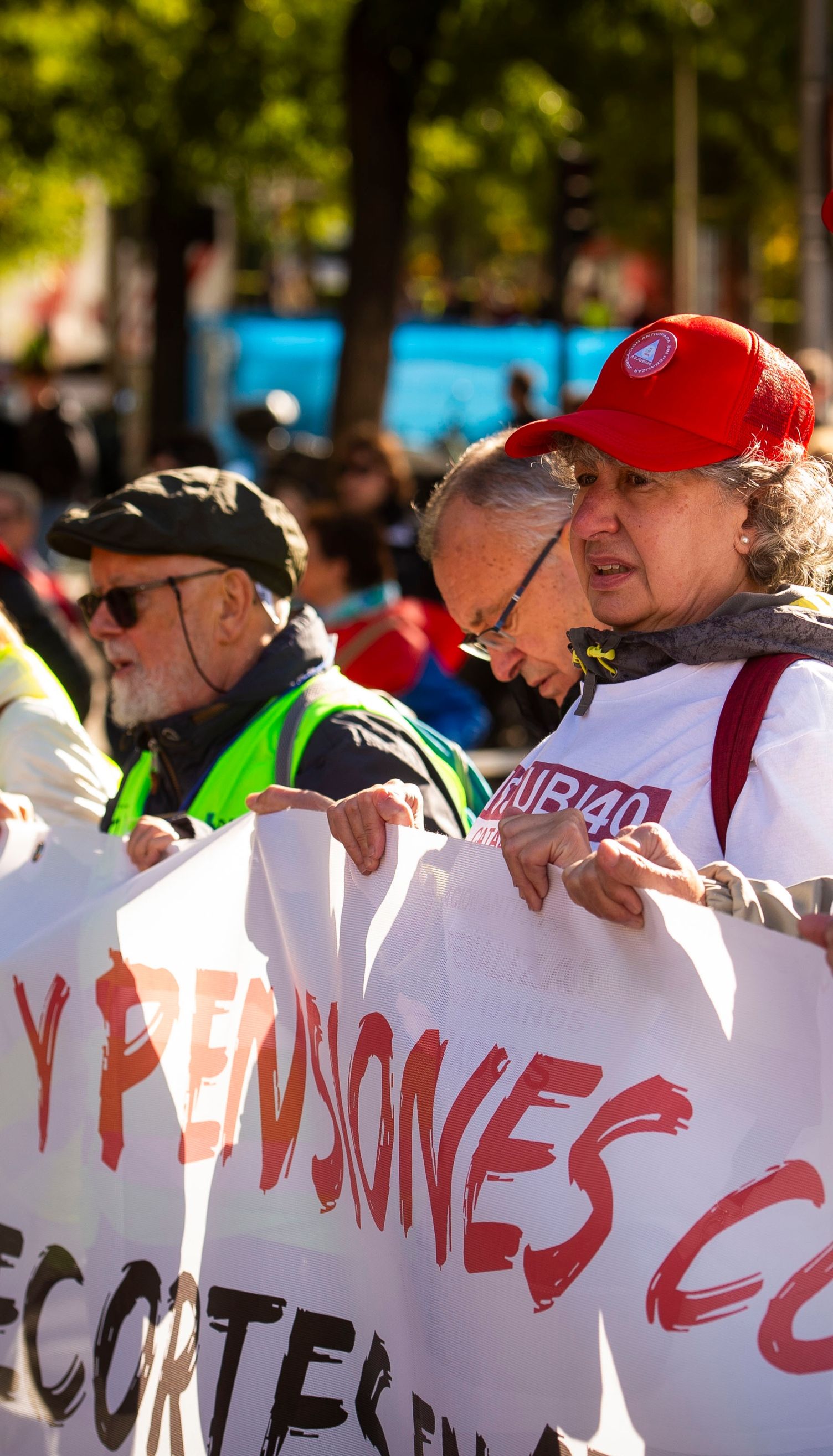 Allué (Asjubi40): "Es terrible que con 44 años cotizados me quiten un 26% de pensión de por vida"