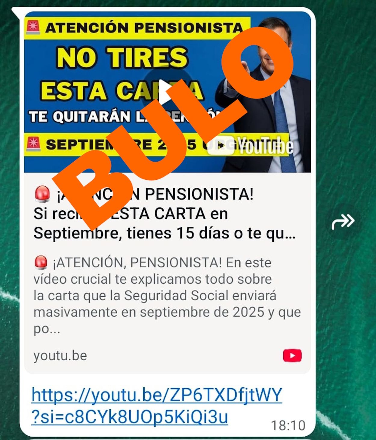 Cuidado con el último bulo sobre pensiones: la falsa carta de la Seguridad Social