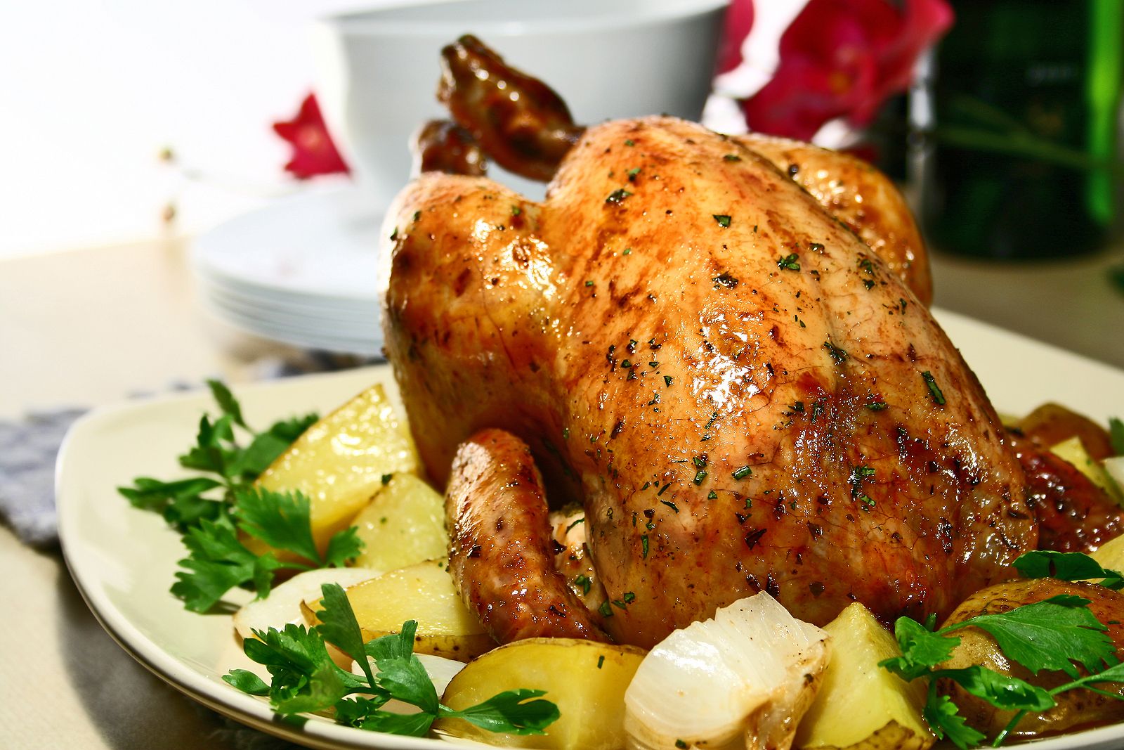 Pollo asado. Fuente: Bigstock Pollo asado. Fuente: Bigstock