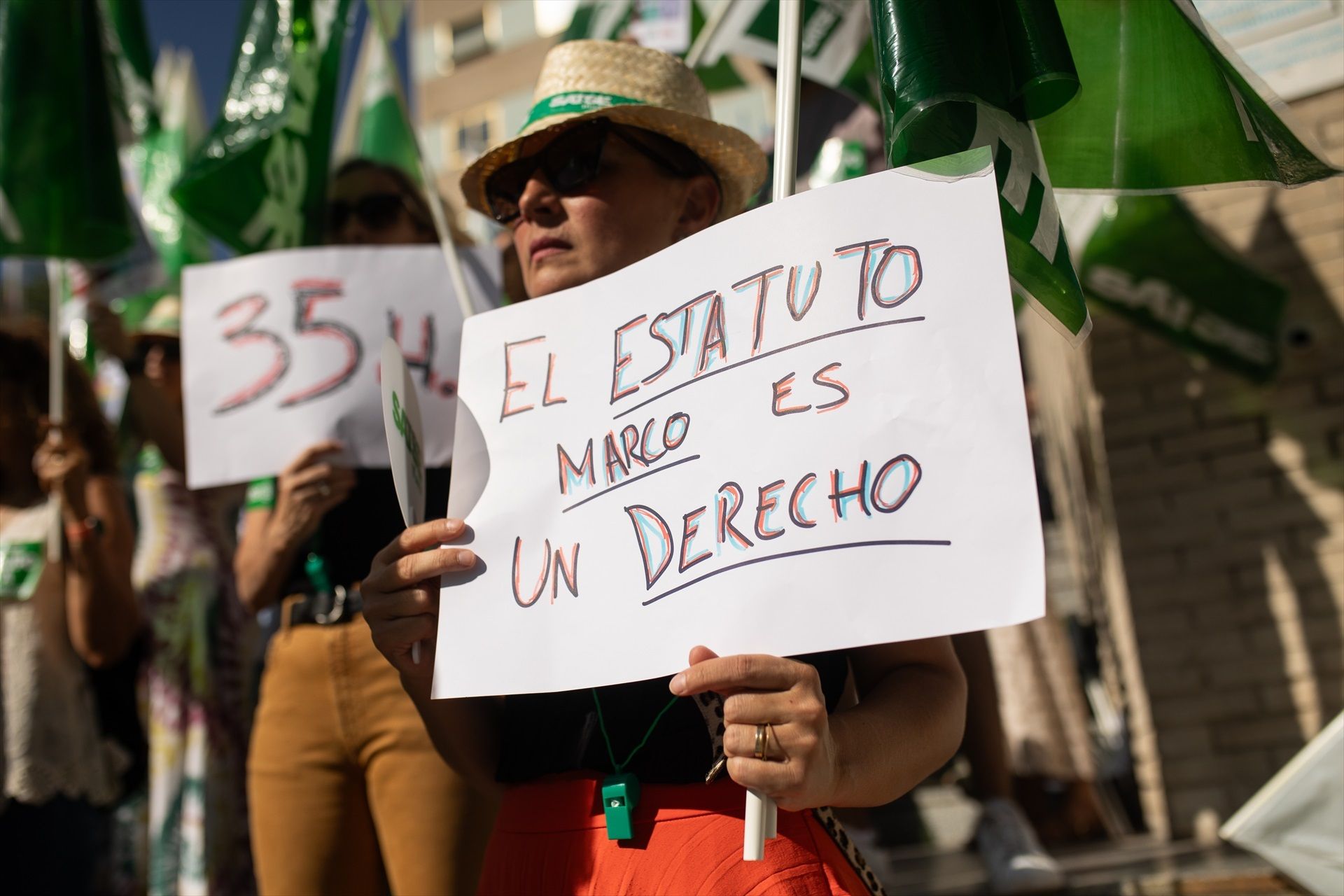 Protestas en hospitales de toda España por el Estatuto Marco, que no incluye jubilación anticipada