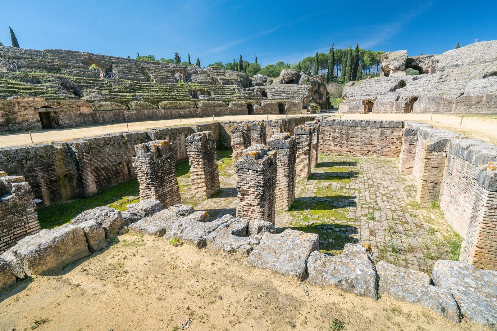 De visita a Itálica, el conjunto arqueológico de origen romano en Sevilla