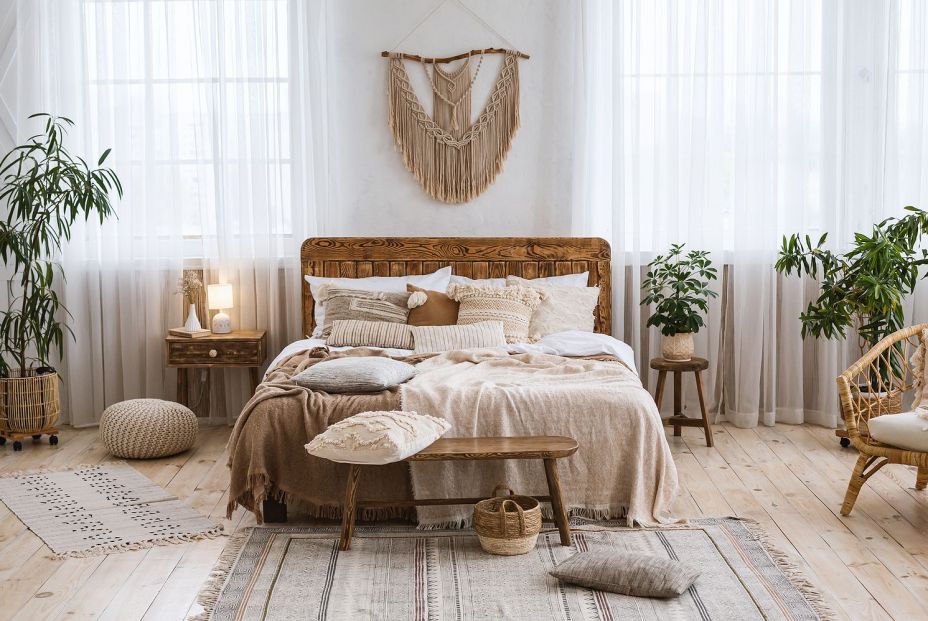 bigstock Rustic Home Design With Ethnic 390319511