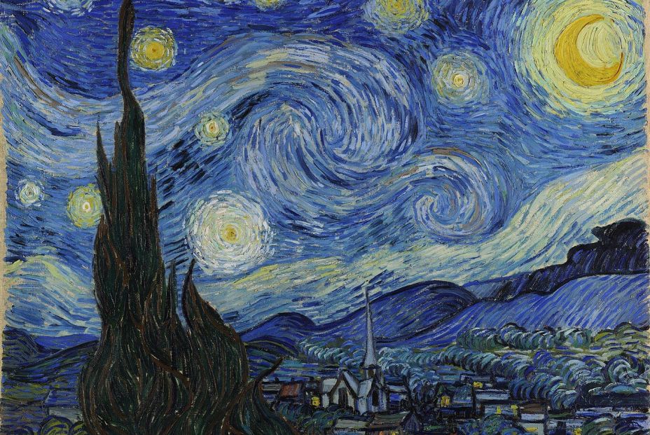 La noche estrellada, metáfora del curso de la vida