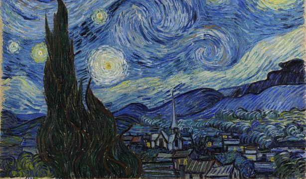 La noche estrellada, metáfora del curso de la vida