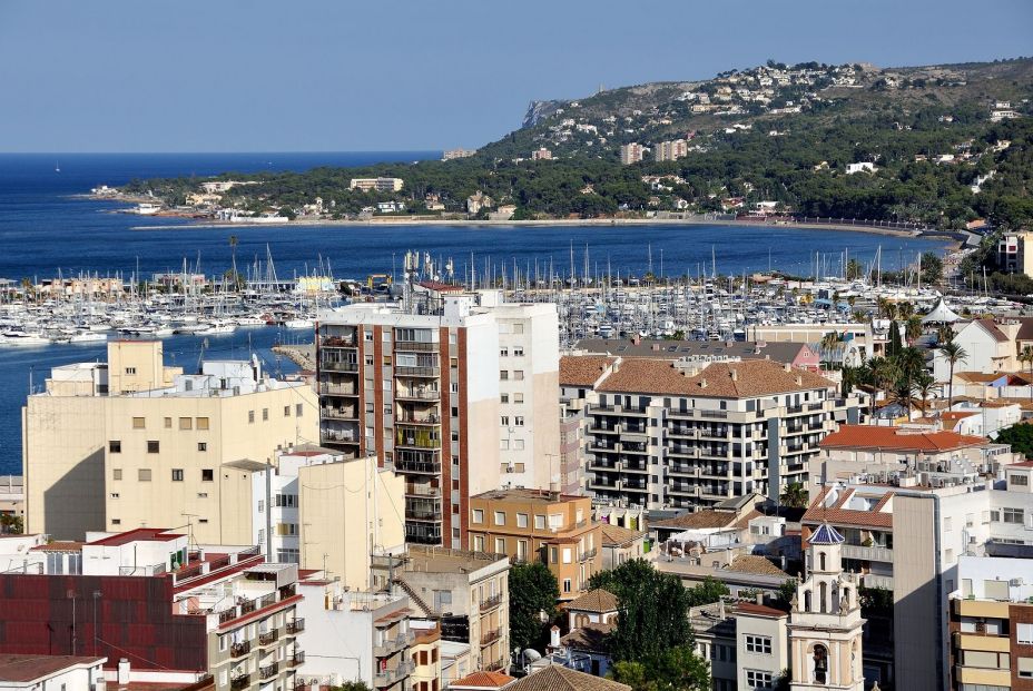 bigstock Aerial View Of Denia Port 49089572