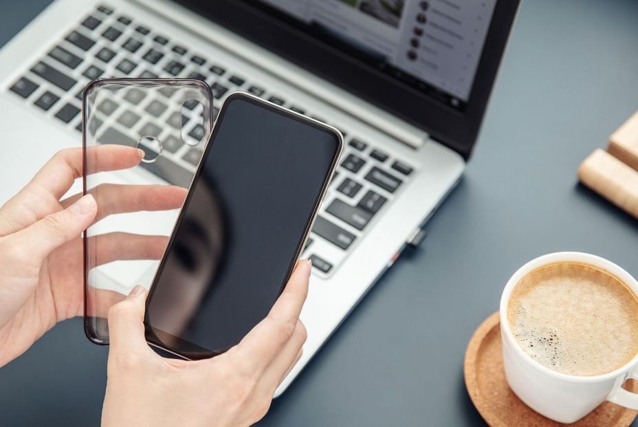 bigstock Woman s Hands Hold Smartphone  316576525