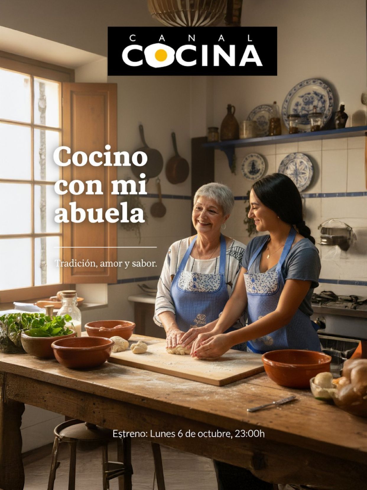 'Cocino con mi abuela': el nuevo programa de Canal Cocina