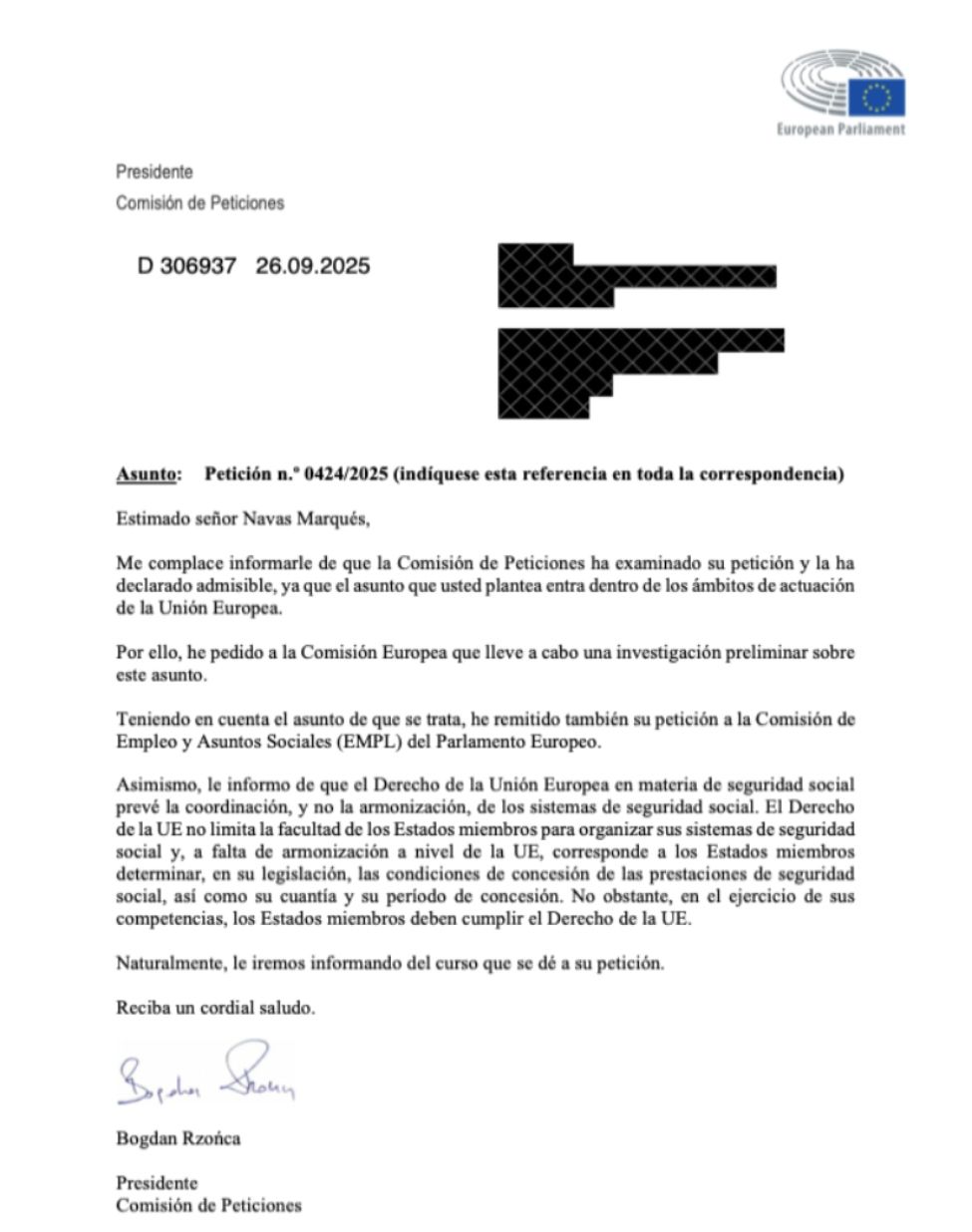 carta comision peticiones asjubi40 carta comision peticiones asjubi40