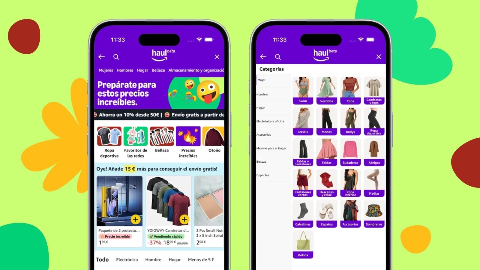 Amazon lanza Haul en España, su tienda 'low cost' con productos desde 1 euro. Fuente: EuropaPress.
