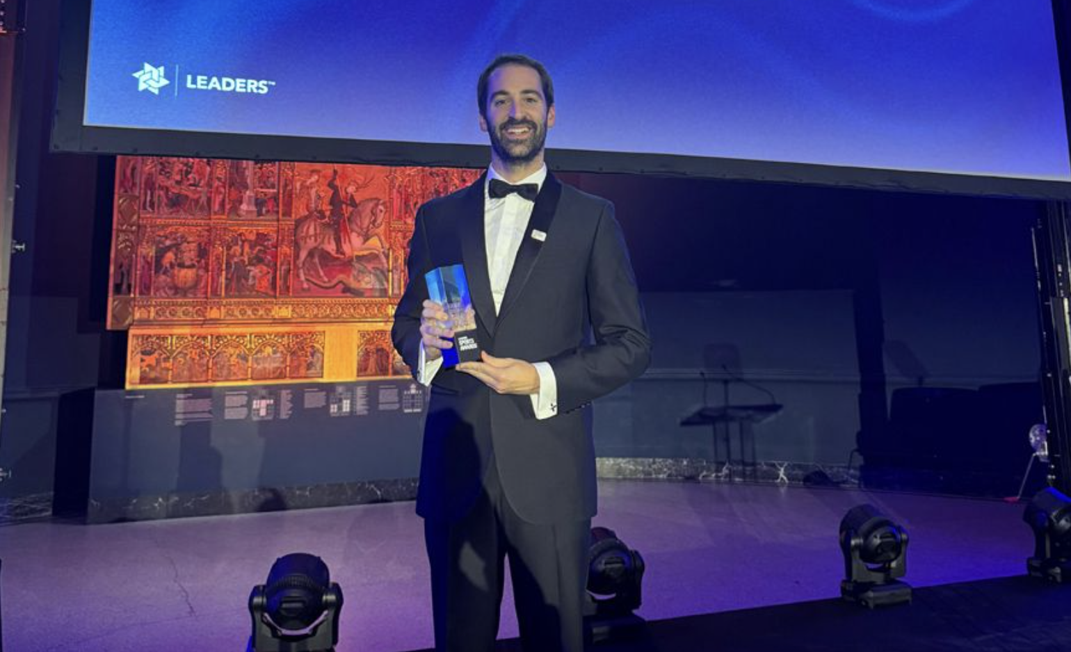 Jaime Blanco, director de la Oficina de Clubes de LALIGA, premiado en los Leaders Under 40