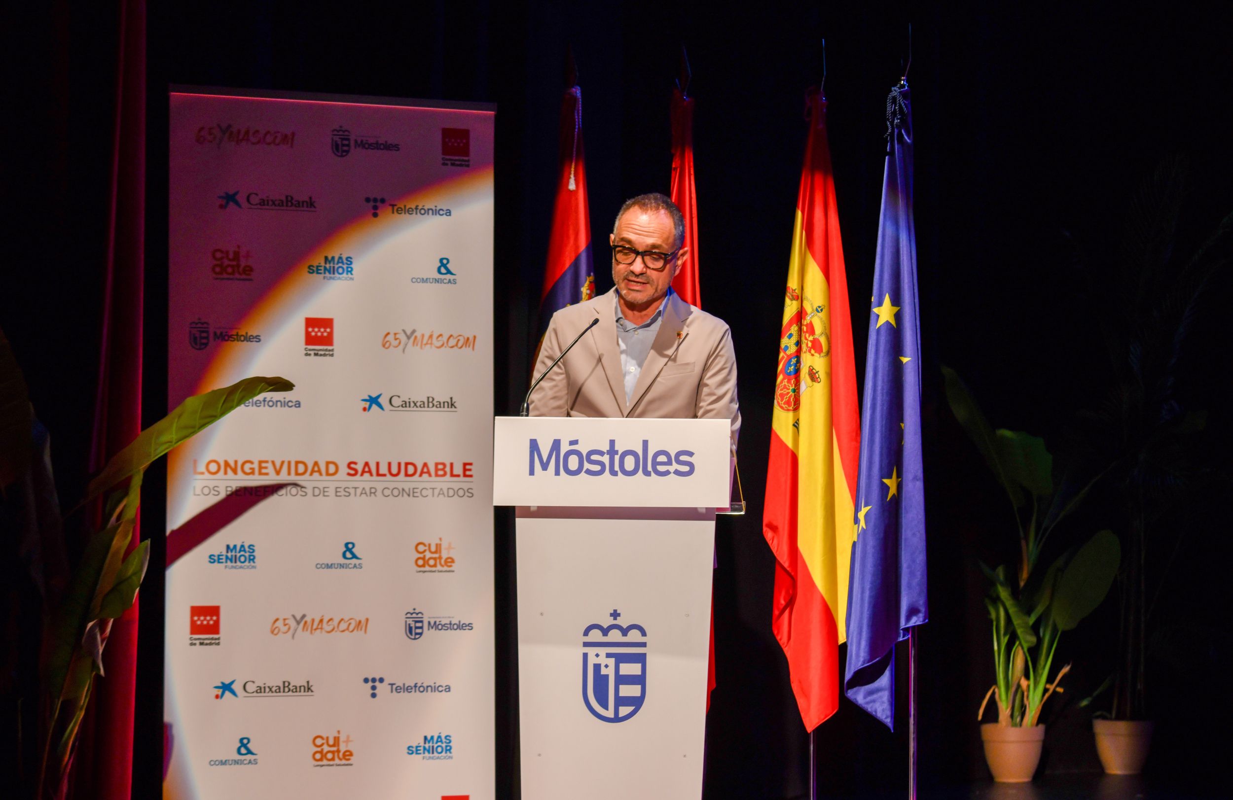 Manuel Bautista, alcalde de Móstoles: "Apostamos por una digitalización accesible para todos". Foto: Agustín Millán