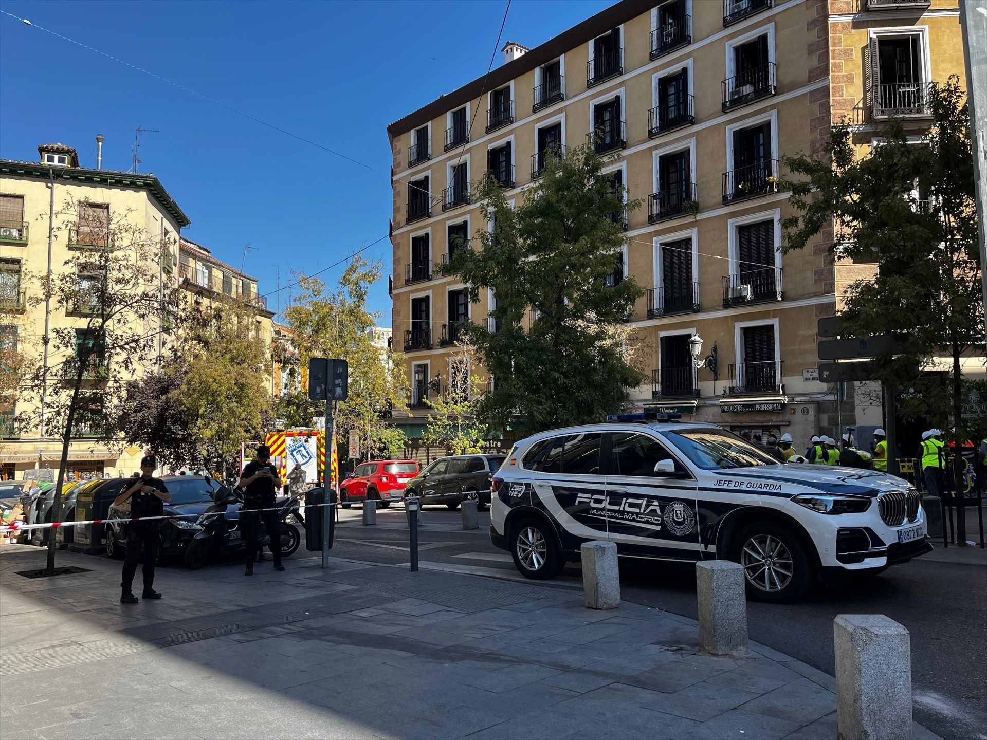 Derrumbe en un edificio en el centro de Madrid: al menos un herido y se buscan desaparecidos