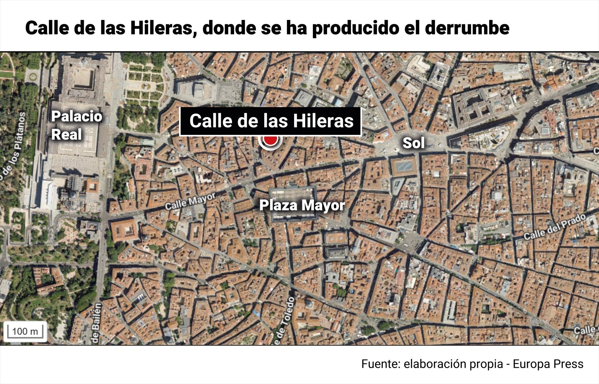 EuropaPress 7010610 mapa localizacion suceso ocho personas resultado heridas cuatro ellas leves