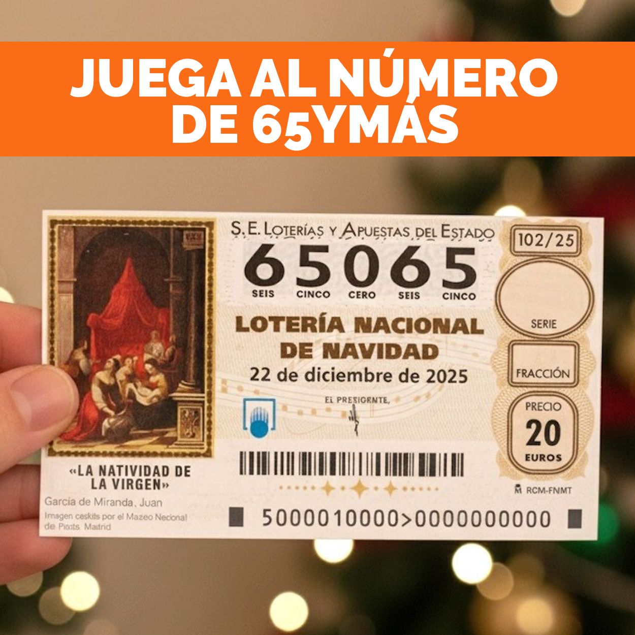 loteria navidad 65ymas