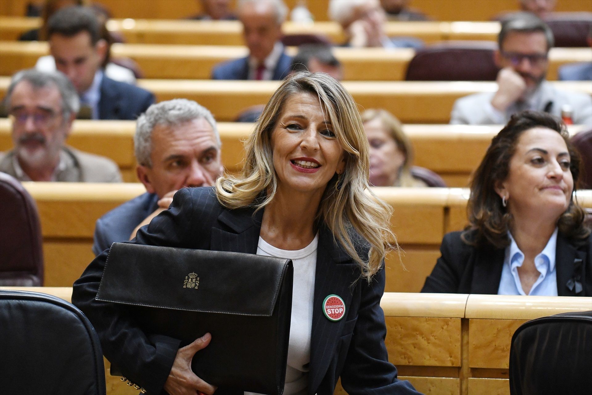Yolanda Díaz quiere eliminar la penalización de las mujeres paradas que reciben pensión alimenticia