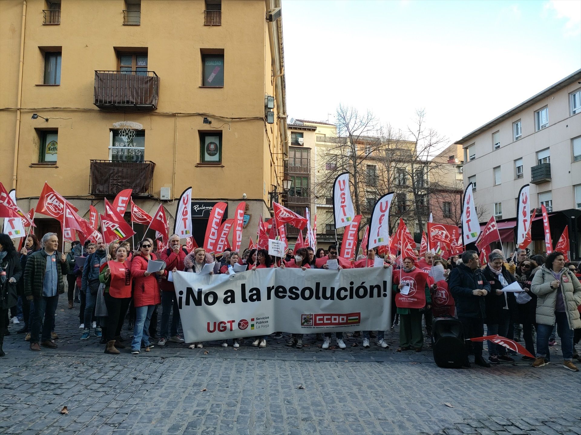 Los trabajadores de las residencias de La Rioja se movilizan para mejorar su convenio