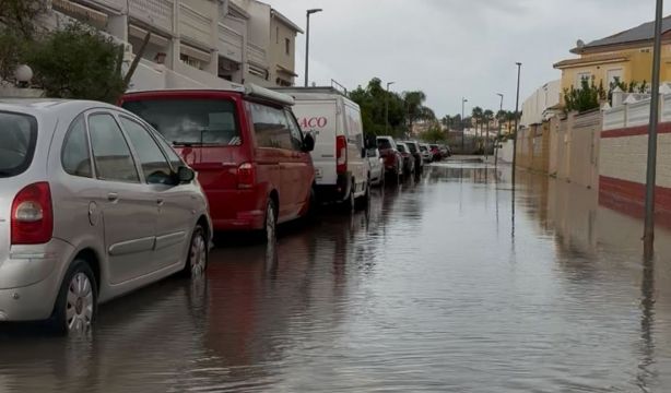 Alerta roja por lluvias en Valencia