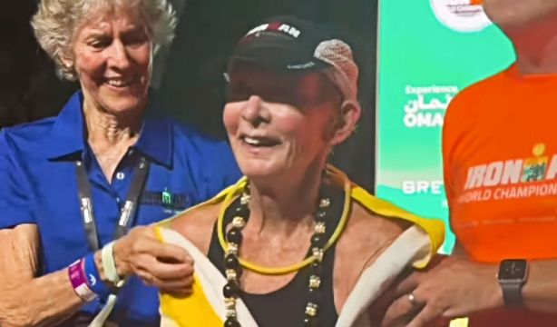 La triatleta Natalie Grabow hace historia al completar el Mundial de Ironman a los 80 años (Redes Sociales: IRONMAN Triathlon)