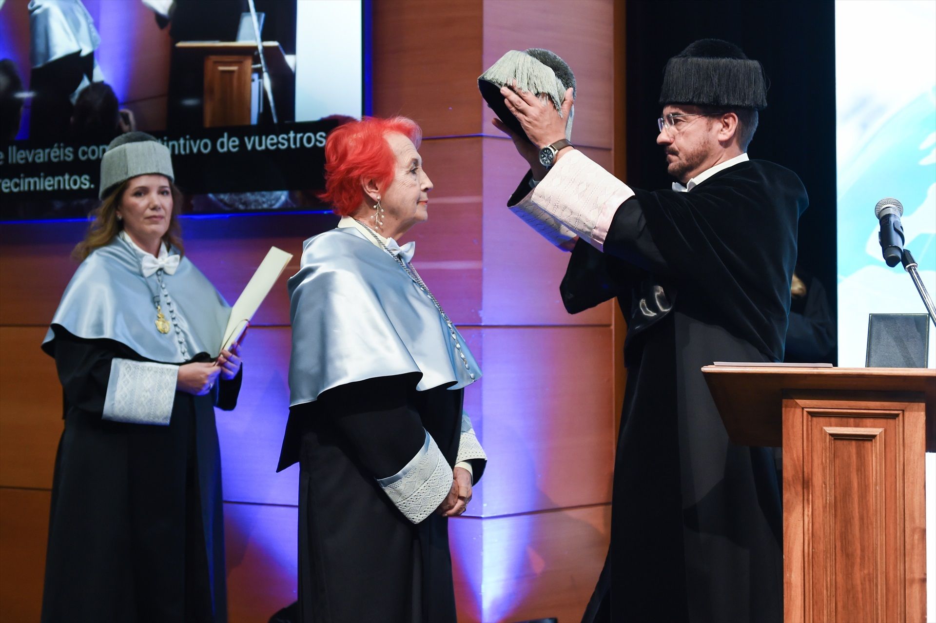 Rosa María Calaf, Doctora Honoris Causa por la UC3M por encarnar "la esencia del periodismo". Fuente: Europa Press.