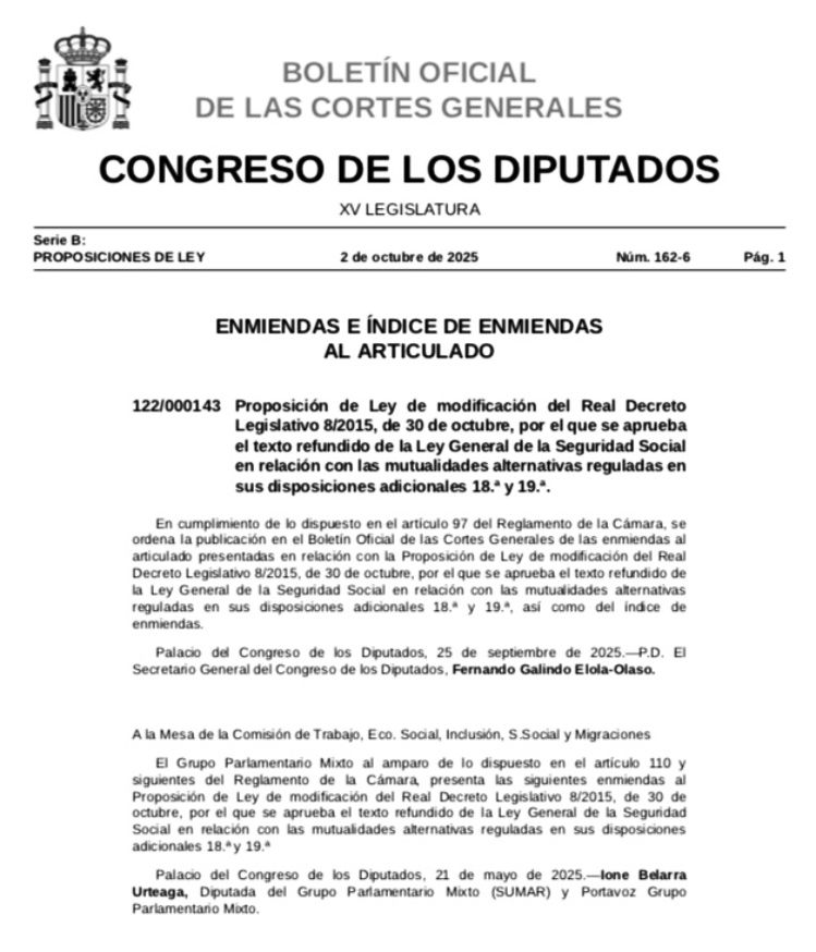 boletin oficial cortes generales enmienda 1 asjubi40 boletin oficial cortes generales enmienda 1 asjubi40