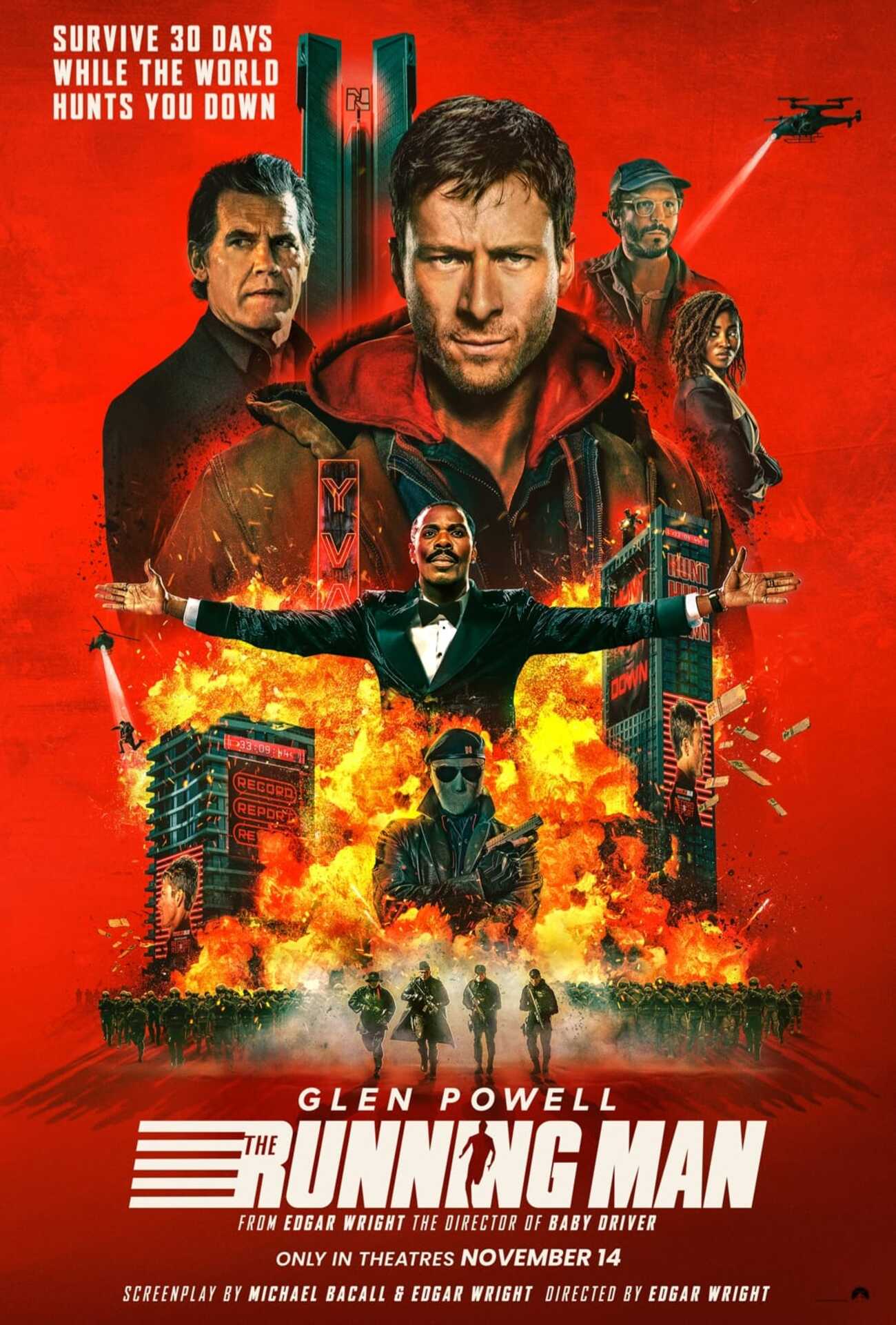 Stephen King, emocionado con 'The Running Man': "Es 'La Jungla de cristal' de nuestra época". Fuente: runningmanmovie.com