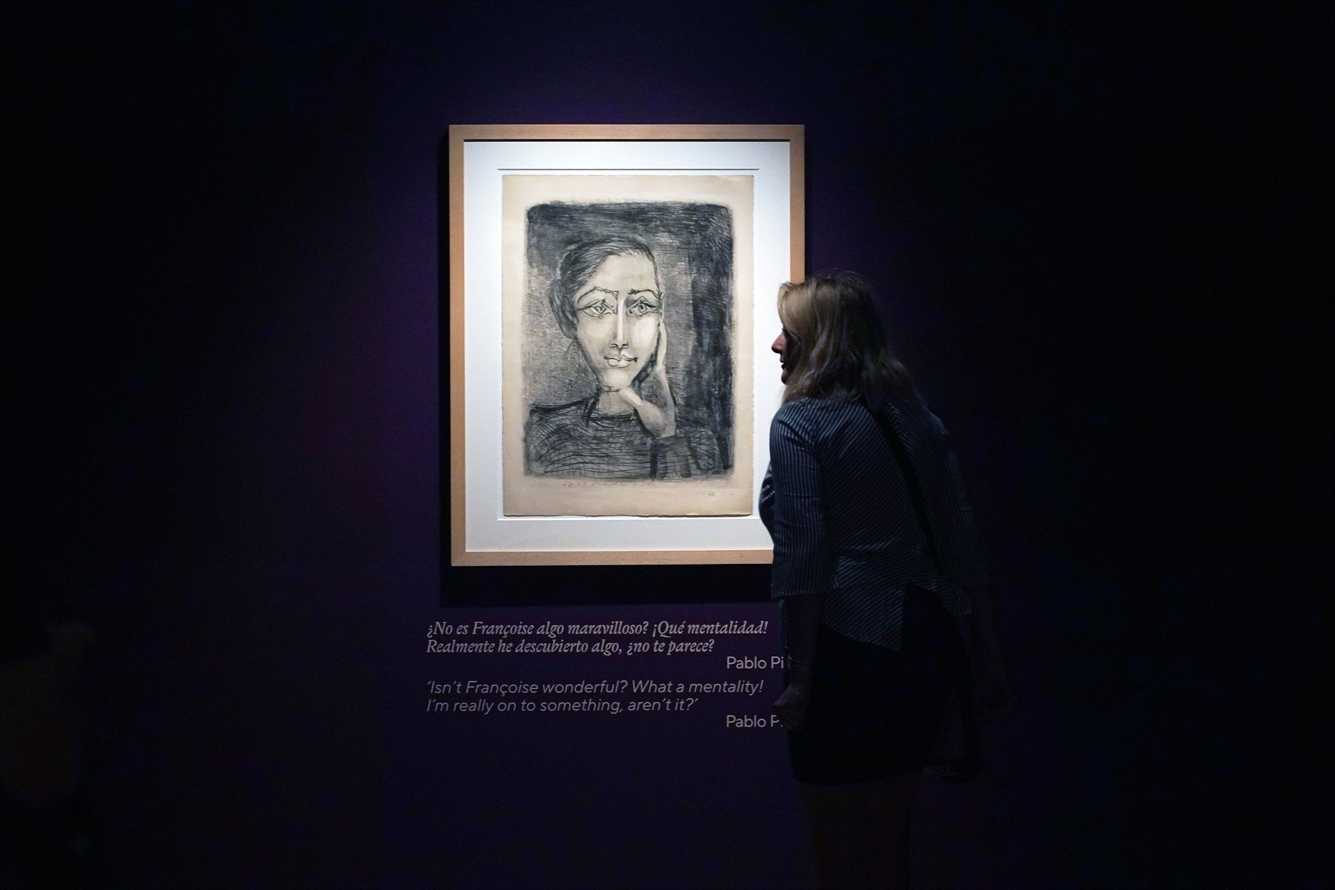 La relación entre Picasso y Françoise Gilot, en una exposición en Málaga. Fuente: EuropaPress. La relación entre Picasso y Françoise Gilot, en una exposición en Málaga. Fuente: EuropaPress.