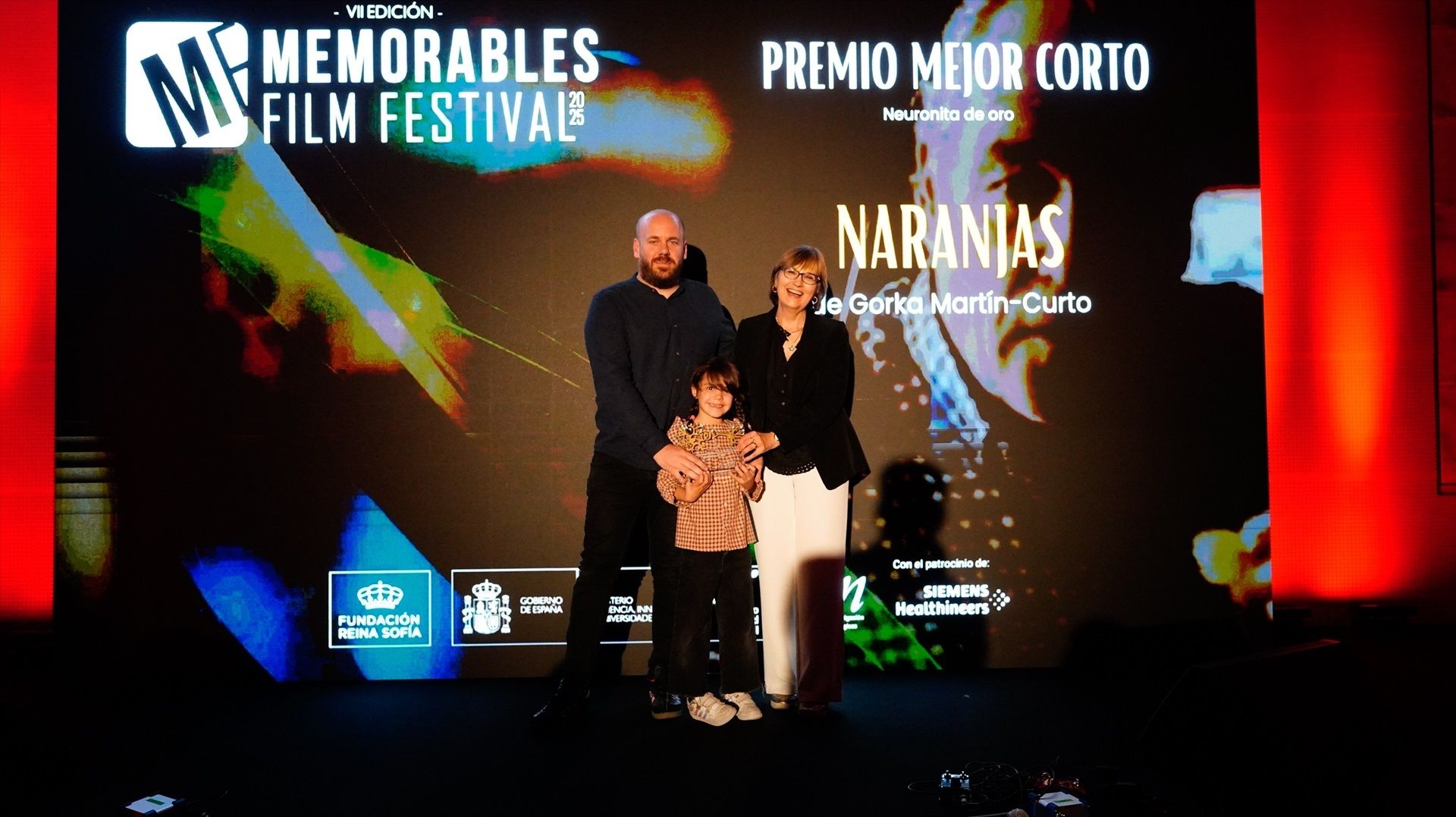 'Naranjas' gana la VII edición del Memorables Film Festival, el certamen audiovisual sobre alzhéimer