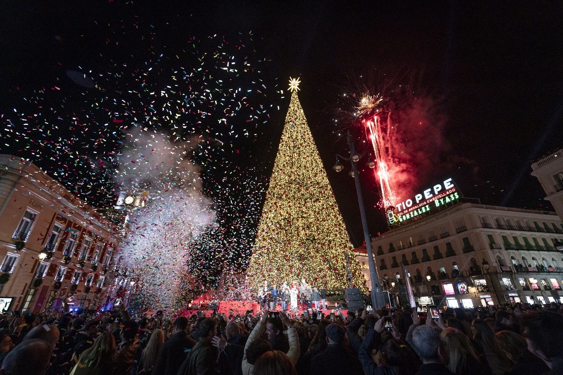 Madrid desvela cómo será este año la Navidad: 13 millones de luces, abetos, cadenetas... Foto: Europa Press