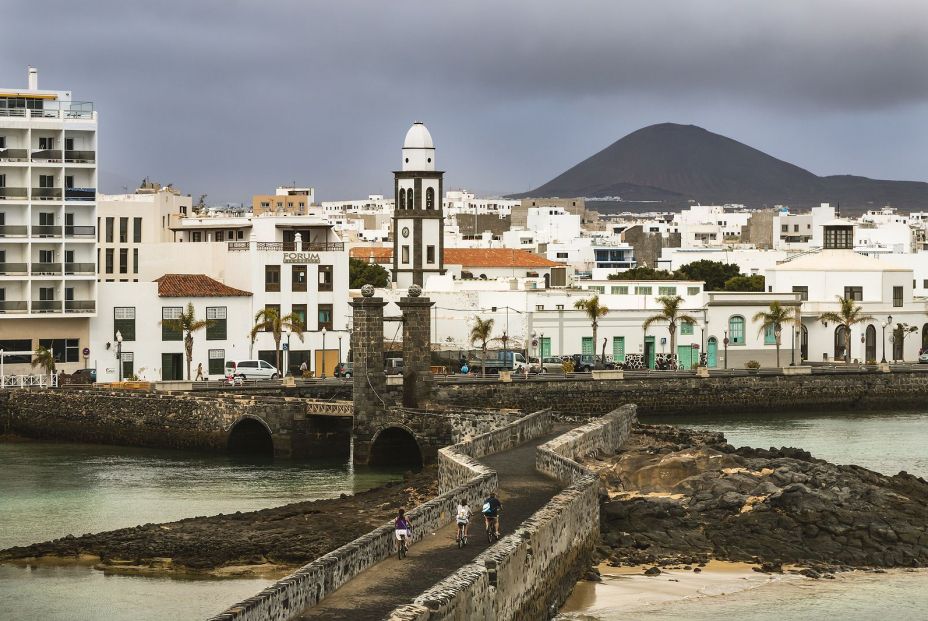 bigstock Arrecife City In Lanzarote Sp 188017105