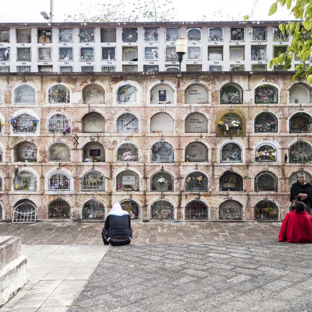 Cementerio en Ecuador