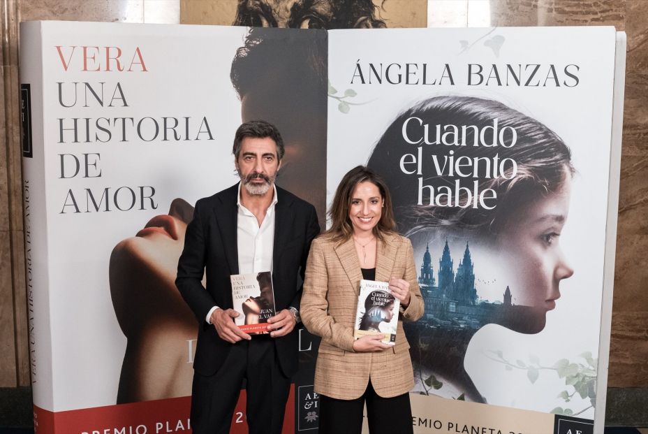 EuropaPress 7076151 ganador premio planeta 2025 juan val finalista premio planeta 2025 angela EuropaPress 7076151 ganador premio planeta 2025 juan val finalista premio planeta 2025 angela