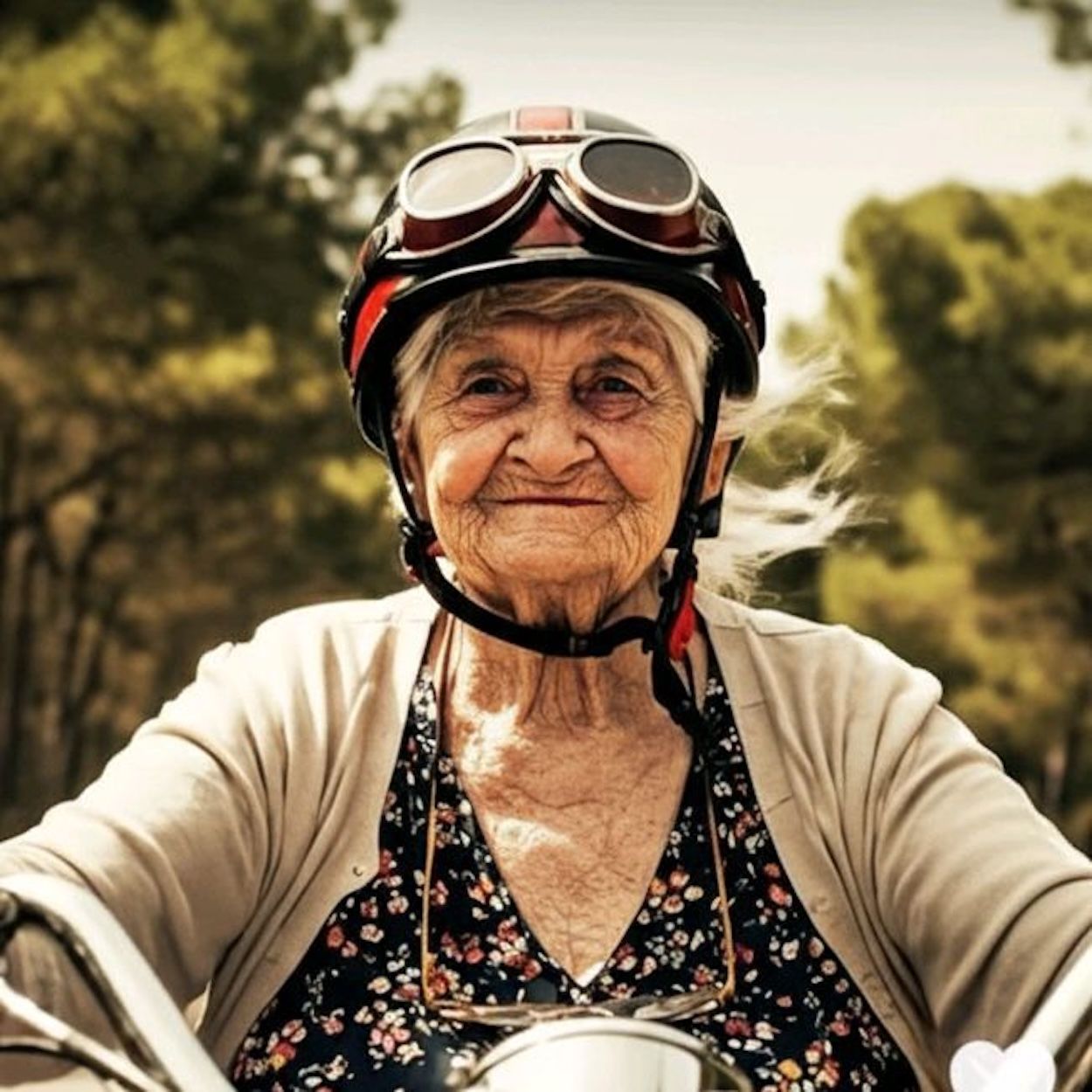 Doña Visenta: la 'abuela viral' creada por IA que está triunfando en las redes sociales. Foto: TikTok.