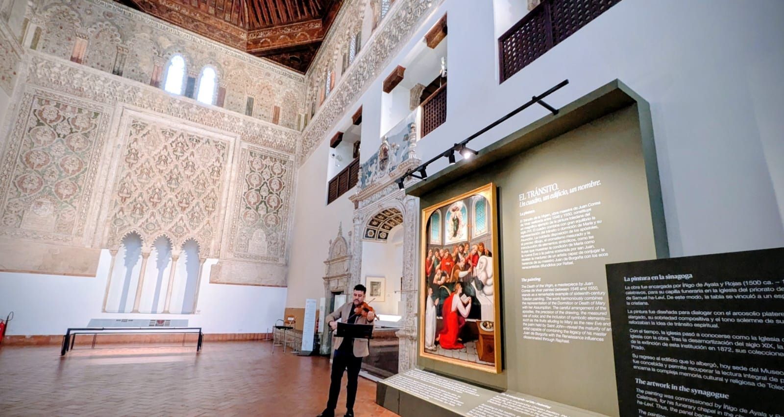 'El tránsito de la Virgen' regresa dos siglos después a su "casa", el Sefardí de Toledo. Fuente: EuropaPress.