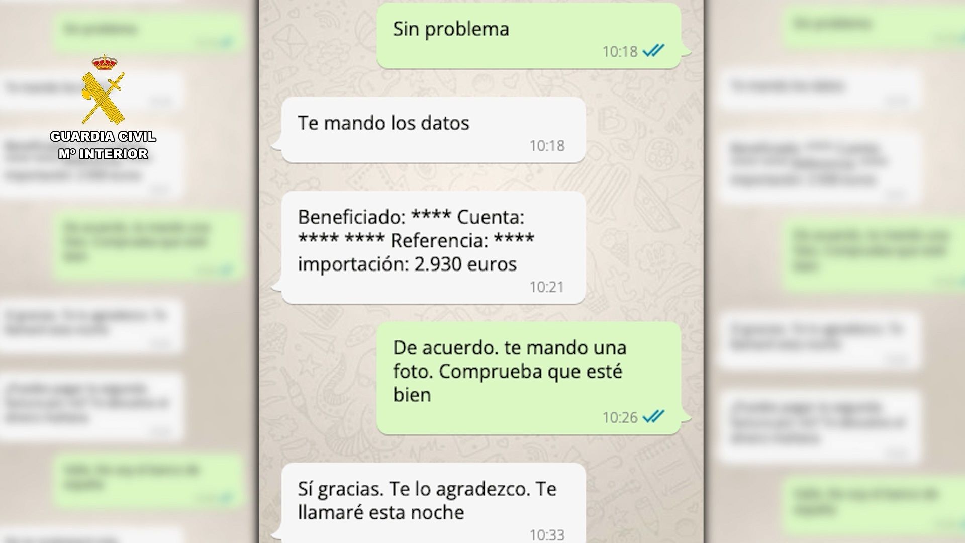 WhatsApp prepara un modo de seguridad extra para proteger a los usuarios de estafas. Fuente: Guardia Civil / EuropaPress.