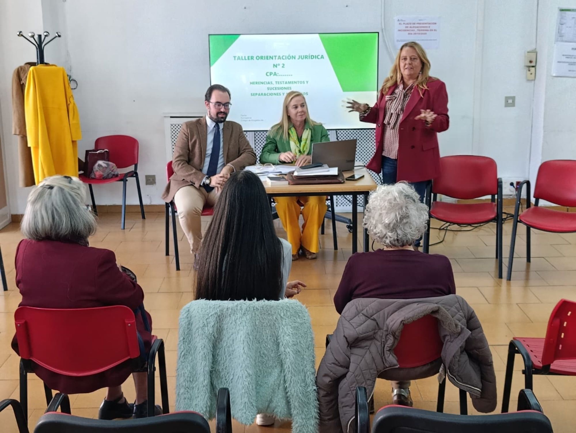 Jaén ofrece talleres de orientación jurídica para personas mayores (Junta de Andalucía)
