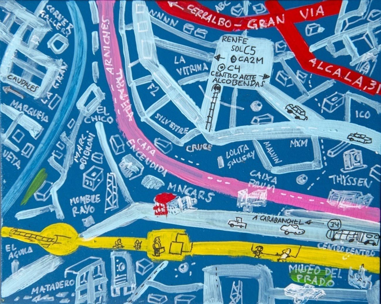 'Cromos de artista', un mapa de Madrid a través del arte. Fuente: EuropaPress.