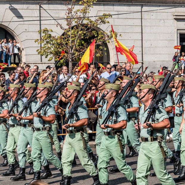 Legionarios en el Día de las Fuerzas Armadas