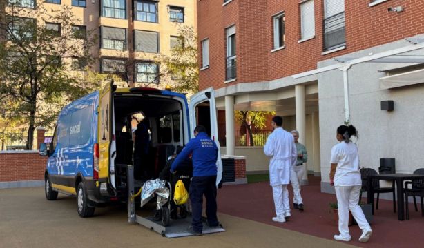 Realizan un simulacro de inundación en una residencia de mayores de Madrid