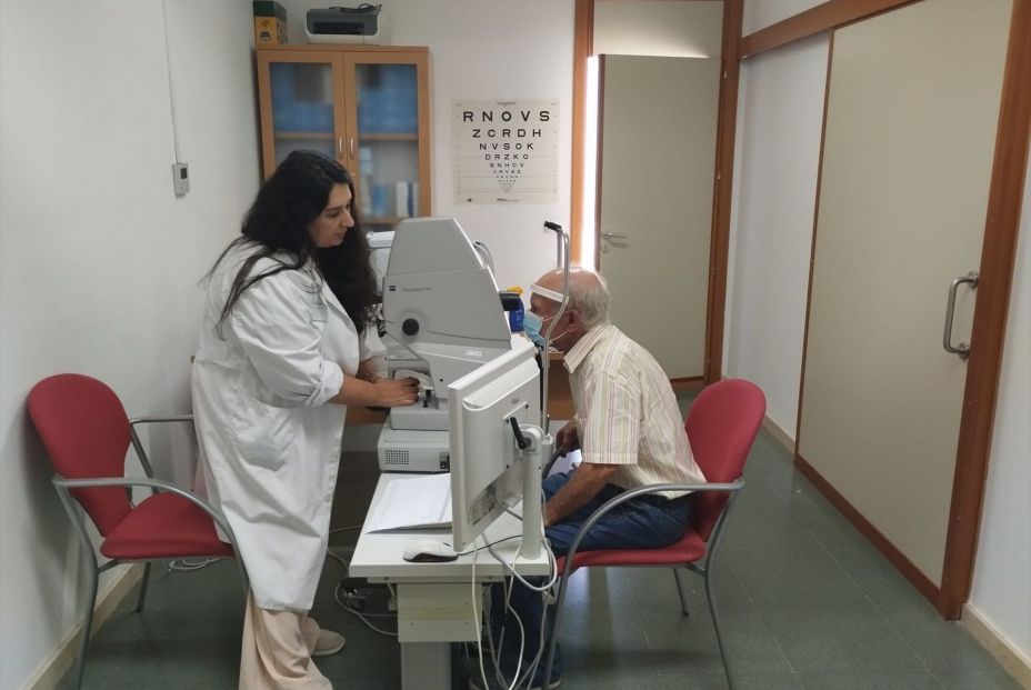 Cribado de la retinopatía diabética. Fuente: Junta de Extremadura / EuropaPress. Cribado de la retinopatía diabética. Fuente: Junta de Extremadura / EuropaPress.